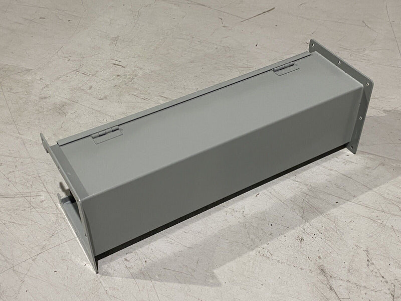 Hoffman F66L24 Straight Section Lay-in Hinged Cover Type 12 6" x 6" x 24" 18500 - Maverick Industrial Sales