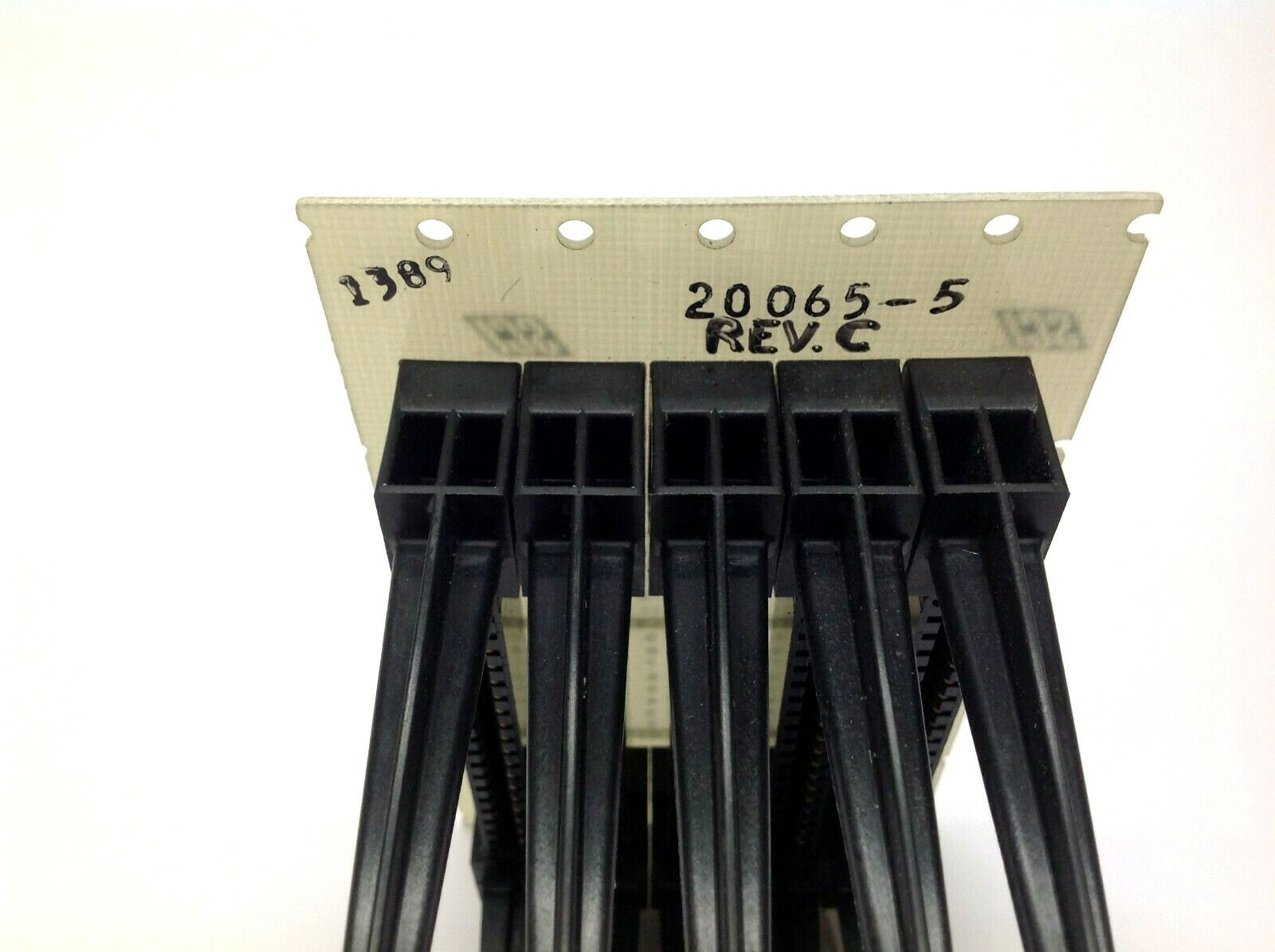 SCI 20065-5 Rev. C Card Rack W/ (5) EZM18HRMH-S38 Connectors - Maverick Industrial Sales