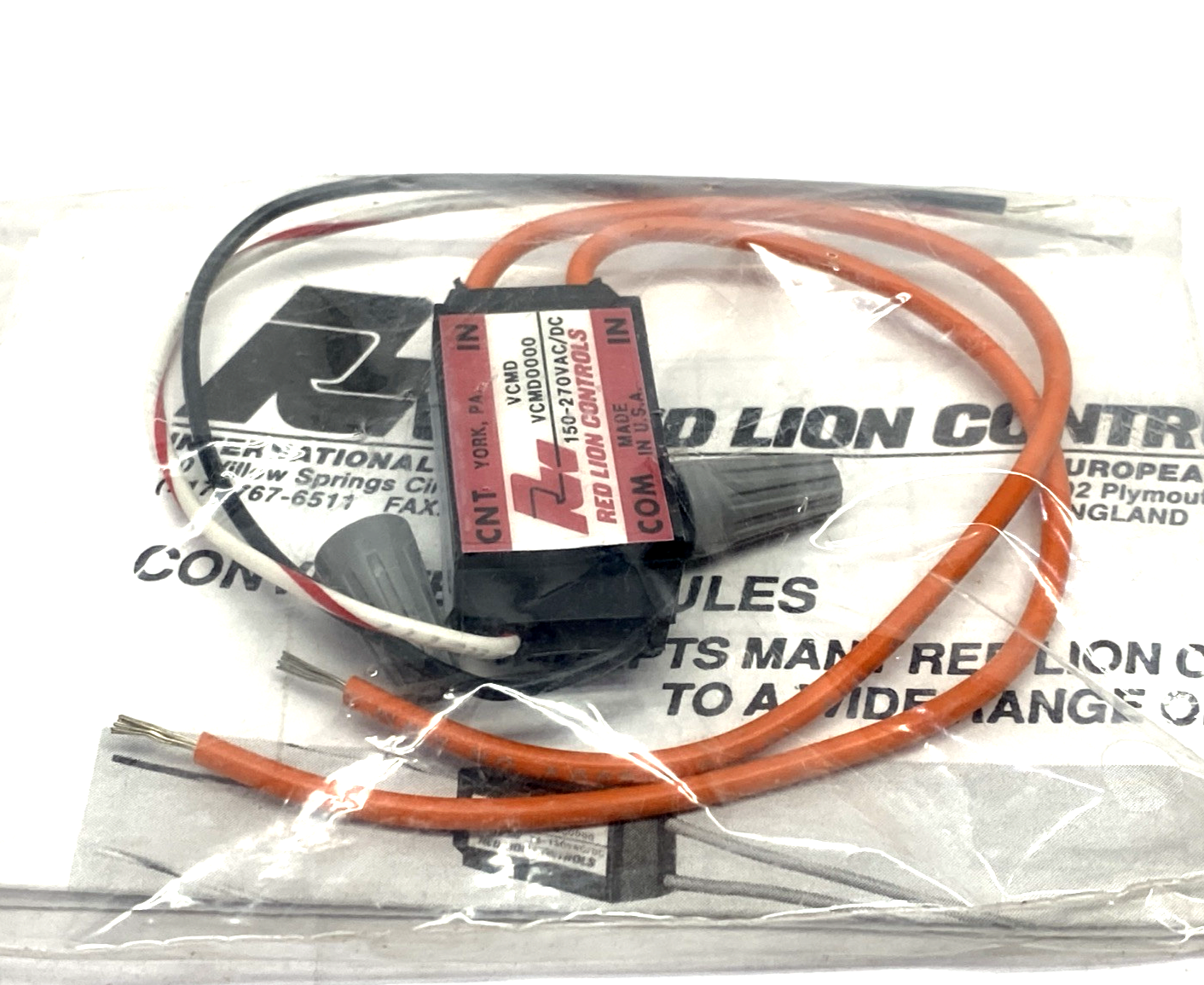 Red Lion VCMD0000 Voltage Converter Module 150-270VAC/DC - New - Maverick Industrial Sales