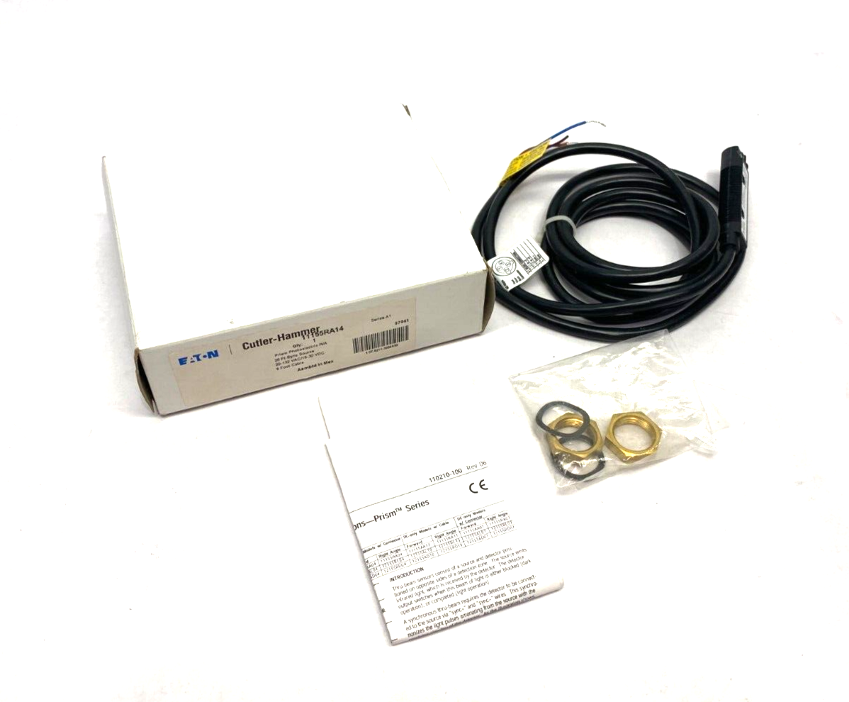 Eaton Cutler-Hammer 11155RA14 Prism Series OEM Photoelectric Sensor 20' Sync Sou - Maverick Industrial Sales