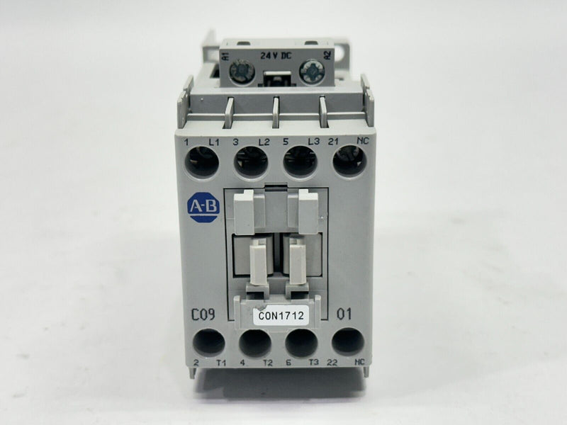 Allen Bradley 100-C09ZJ01 Ser A Contactor 3-Pole 25A 600VAC 24VDC Coil - Maverick Industrial Sales