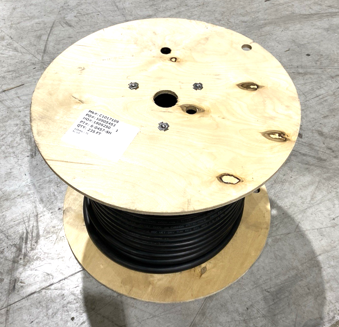 Basic Wire and Cable 6-0457-SH Control Cable 12AWG Strand. 0.60" OD ROLL OF 235' - Maverick Industrial Sales