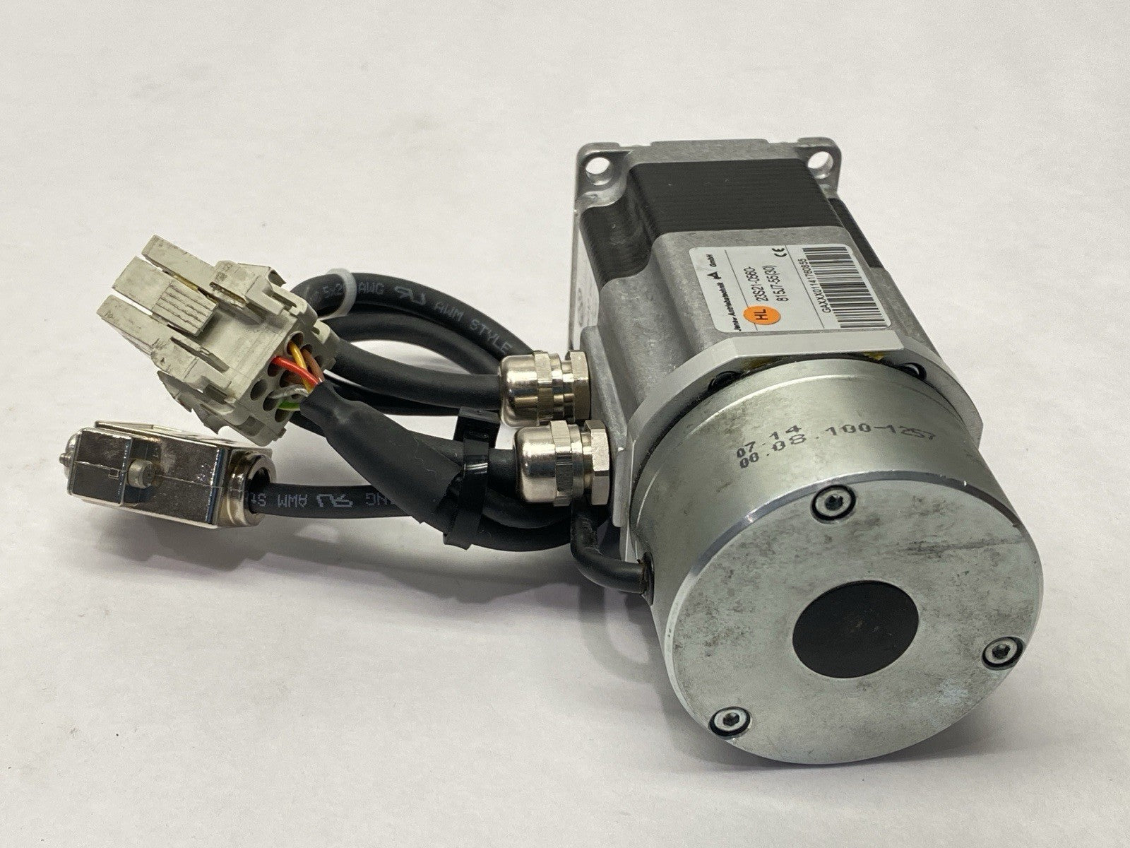 23S21-0560-815J7-55(30) | Jenaer Servo Motor 60VDC w/ 07.14 00.08.100-1257 - Used - Maverick Industrial Sales