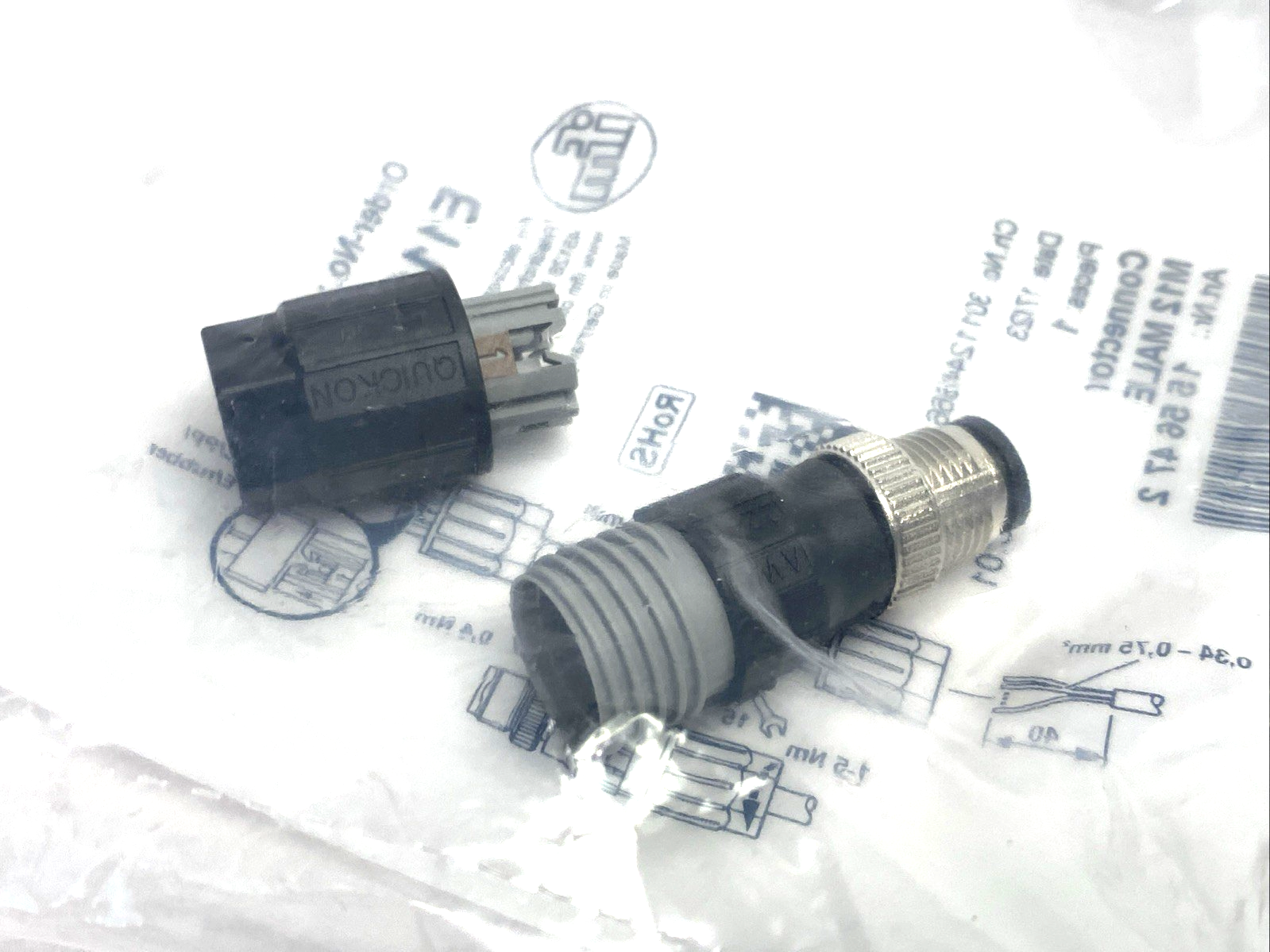 ifm E11144 Wirable Plug M12 4-Pin SSTGH040ZDSFKSK - Maverick Industrial Sales