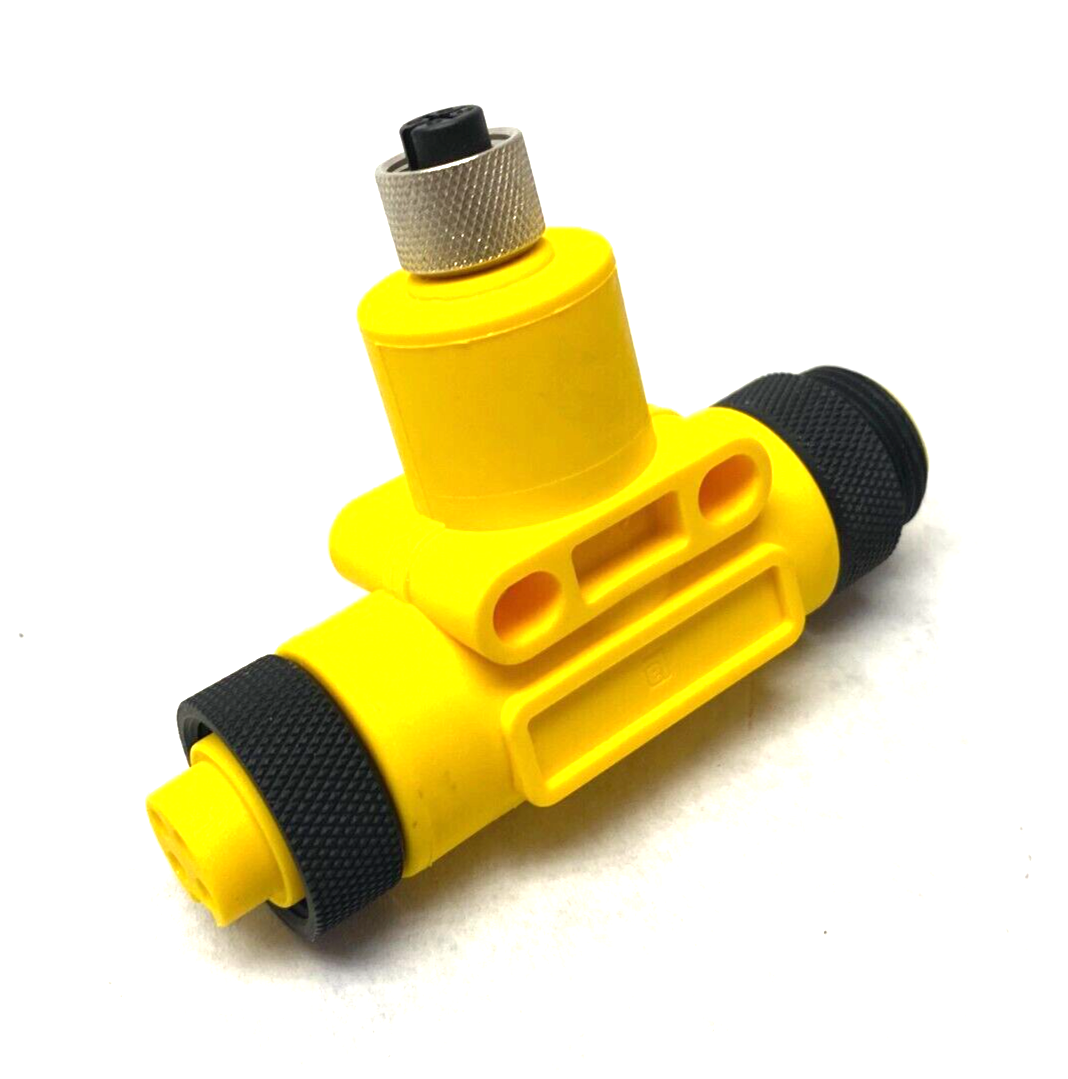 Belden Lumberg 0906 UTP 318 Mini Power Split Tee Tap 4-Poles M12 F to 7/8" M & F - Maverick Industrial Sales