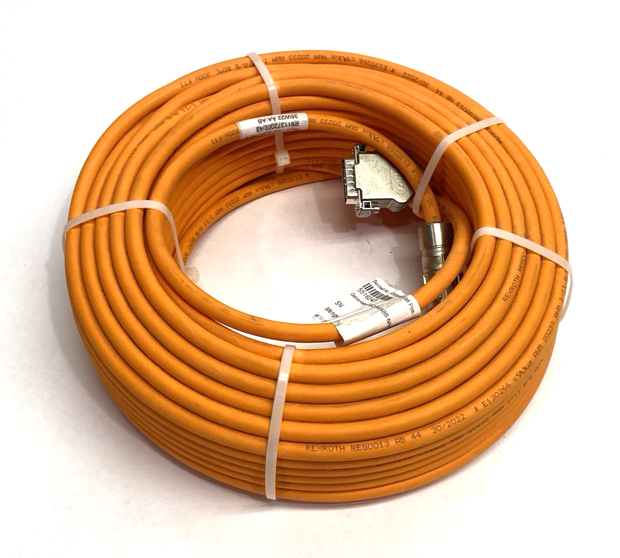 R911372002 | Bosch Rexroth Motor Encoder Power Cable RG2-002ABB-NN-030,0 - New – Open box - Maverick Industrial Sales