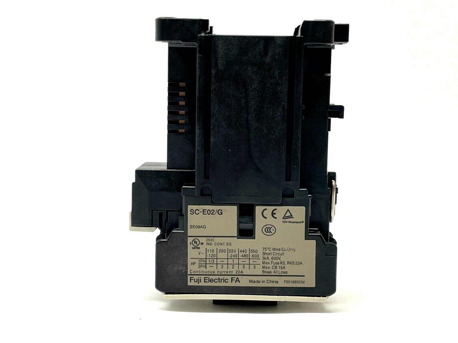 Fuji Electric SC-E02/G Standard Type Magnetic Contactor - Maverick Industrial Sales