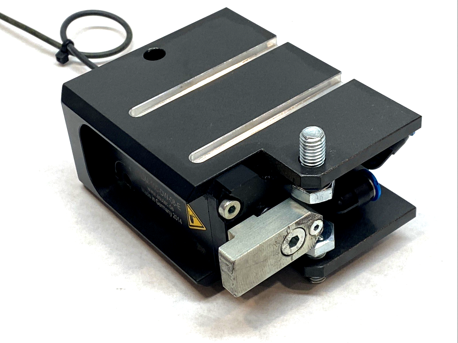 ASUTEC ASM-100-DW-08-E Pneumatic Stop Module Double Acting 18mm 100kg Damping - Maverick Industrial Sales
