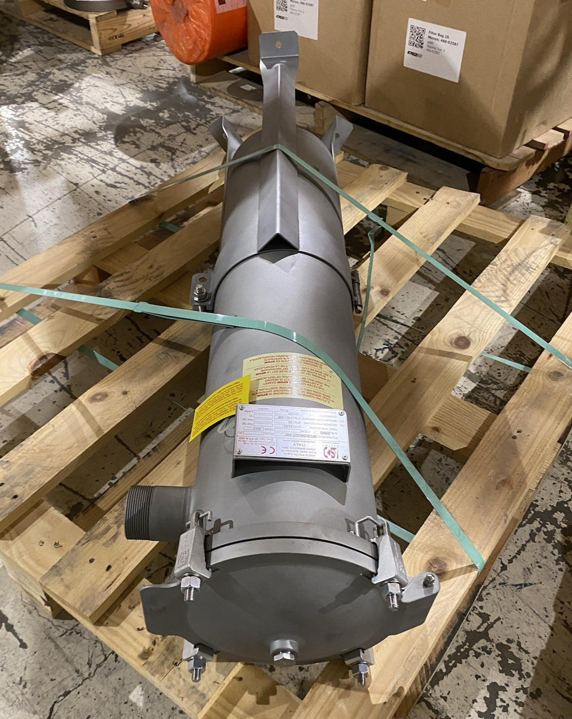 BFL012WL02T-A44 | ASCO Filtri Single Bag Filter Housing - New – Open box - Maverick Industrial Sales