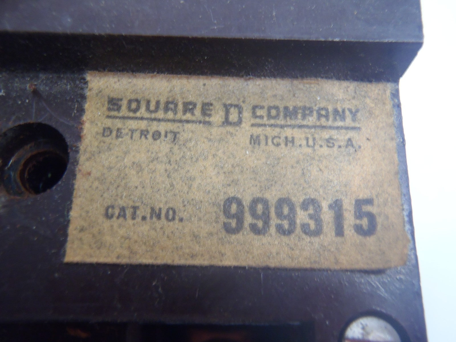 Square D 999315 Circuit Breaker 99 Series Type 999 3P 3PH 15A 600V 10kA@600V - Maverick Industrial Sales