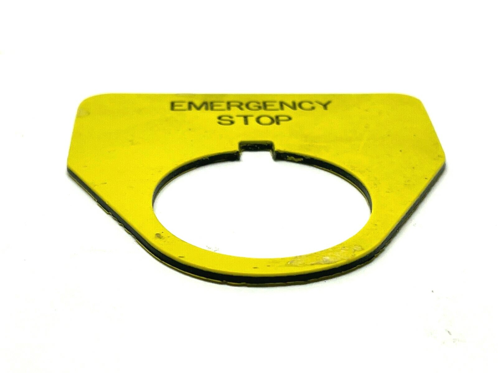 Emergency Stop Pushbutton Label Frame - Maverick Industrial Sales