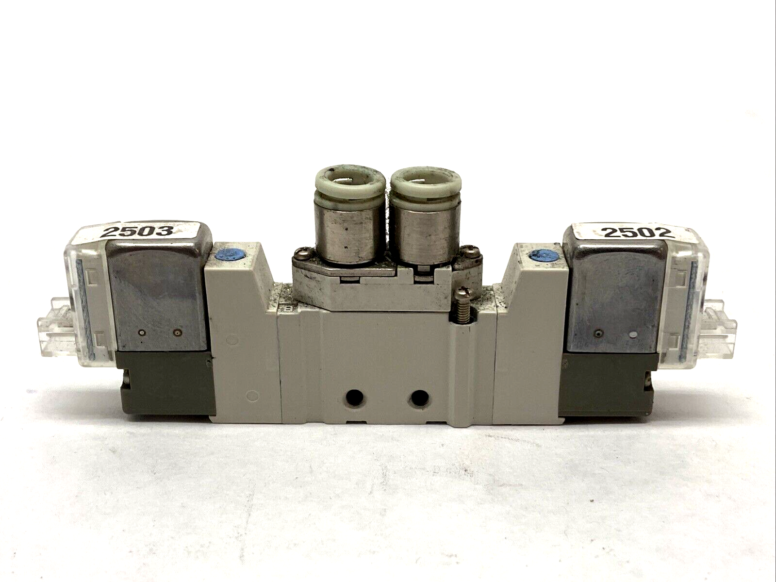 SMC SY3220-5LOZ-C4 Double Solenoid Valve 6mm Top Ports - Maverick Industrial Sales