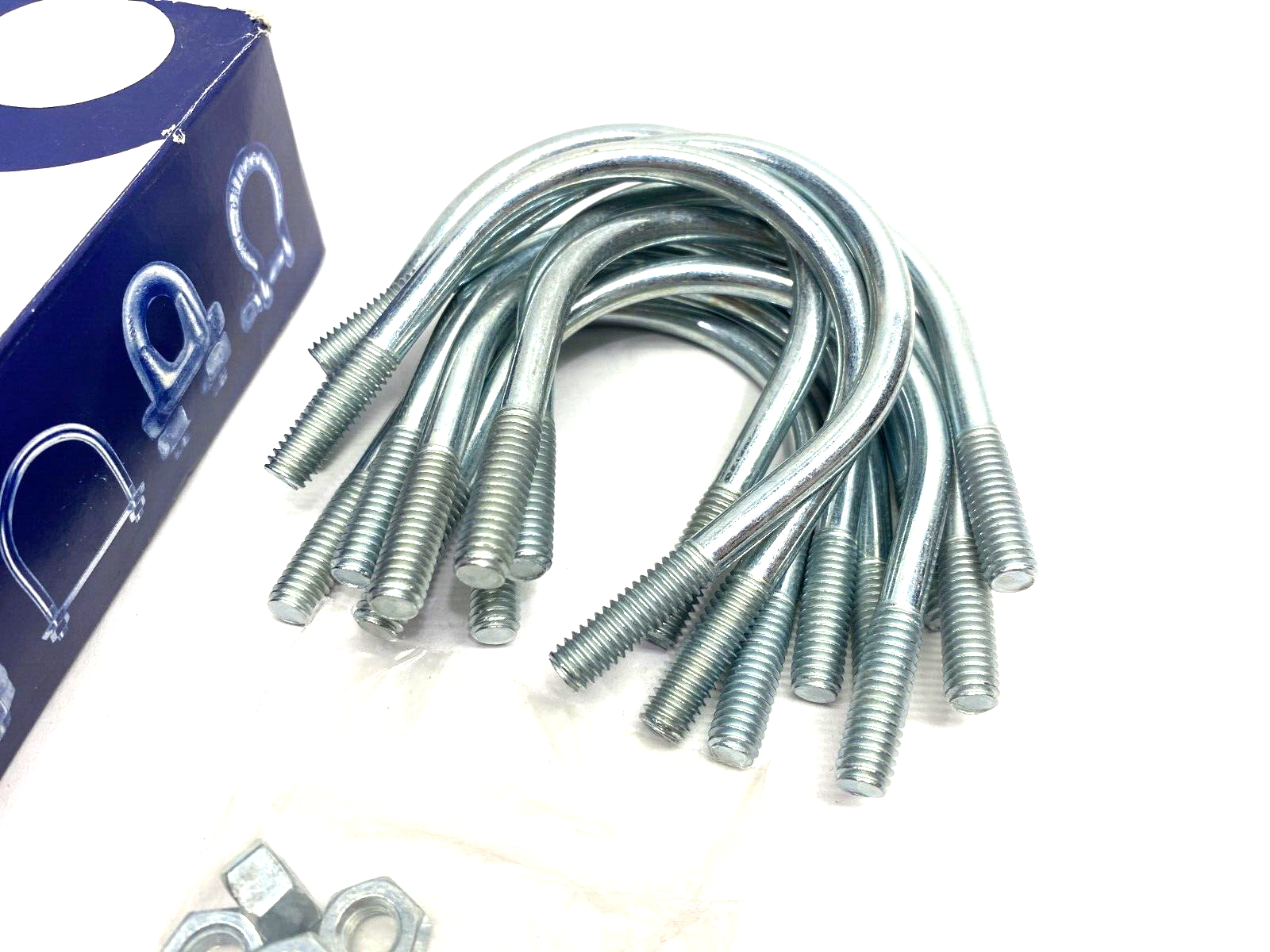 Chicago Hardware 50065 4 U-Bolts for 2" Pipe, 5/16" x 2-1/2" x 3-3/16" BOX OF 10 - Maverick Industrial Sales