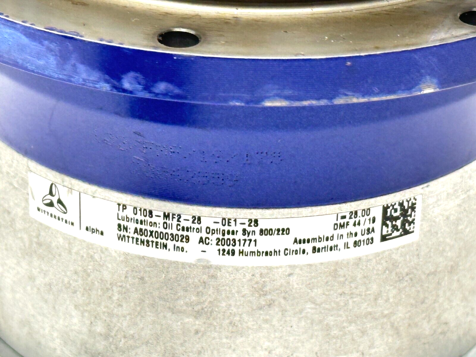 Wittenstein TP 010S-MF2-28-0E1-2S Planetary Gearbox 28:1 w/ A52-20029099 - Maverick Industrial Sales