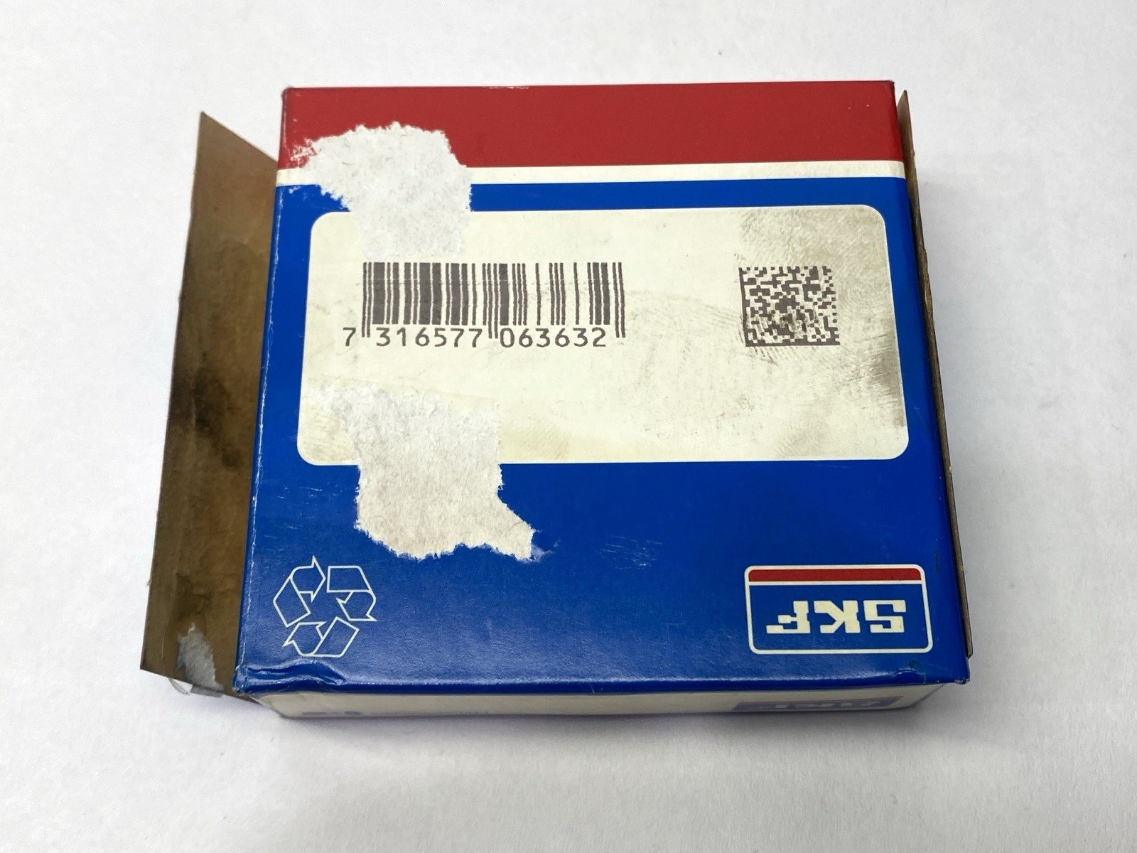 6208 2RSJEM | SKF Deep Groove Ball Bearing 40mm Bore 18mm Width 80mm OD - New – Open box - Maverick Industrial Sales