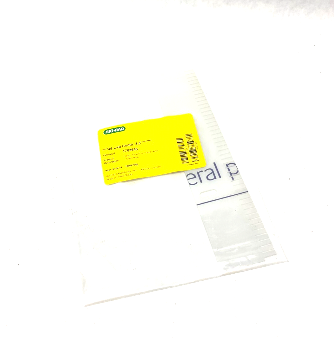 Bio-Rad 1703645 Pulsed Field Electrophoresis Comb 45-Well 1.5mm for CHEF System - Maverick Industrial Sales