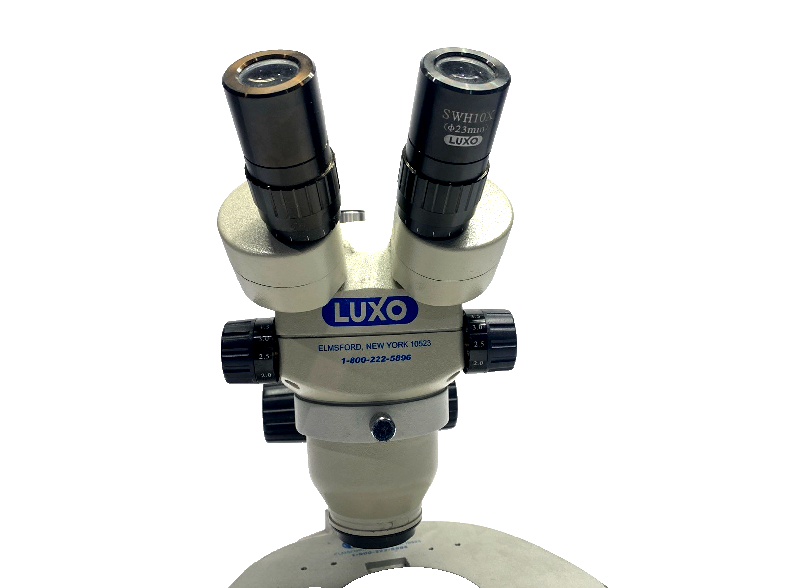 LX 23700 | Luxo Stereo Zoom 23mm Binocular Microscope 0.7 - 4.5, SWH10X Eyepieces - Used - Maverick Industrial Sales
