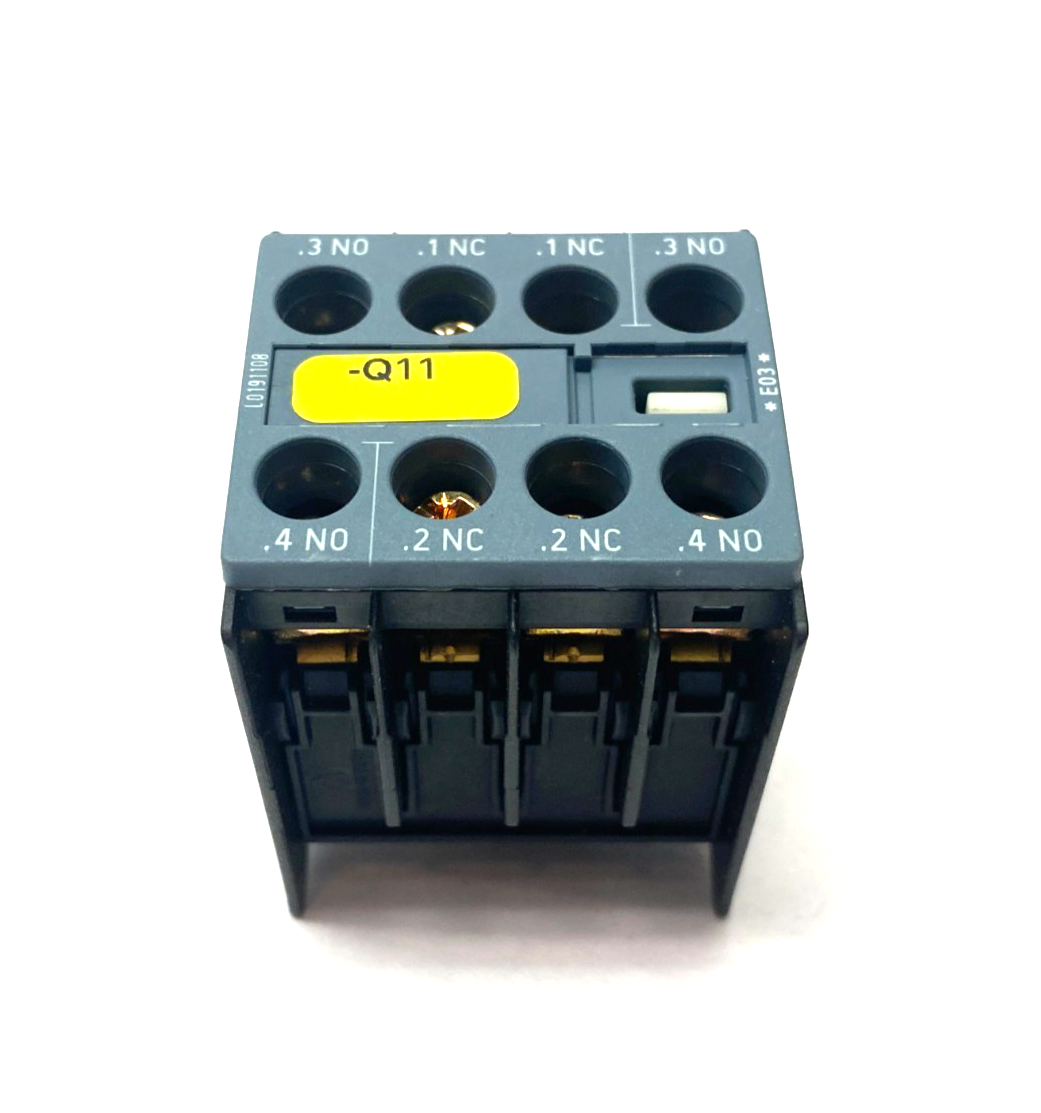 Siemens 3RH2911-1FA22 Auxiliary Contact Block 2NO + 2NC - Maverick Industrial Sales