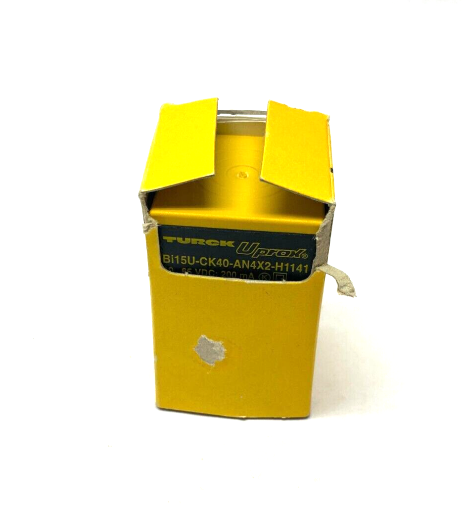 Turck Bi15U-CK40-AN4X2-H1141 uprox 40mm Inductive Cube Sensor 10-65VDC - Maverick Industrial Sales