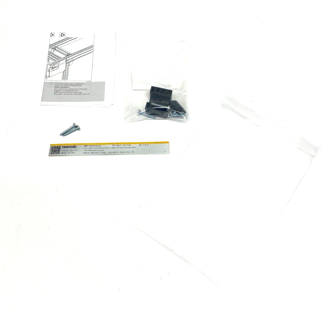 Bosch Rexroth 3842557601 Switch Bracket for a 12mm Sensor for Stop Gate Install - Maverick Industrial Sales