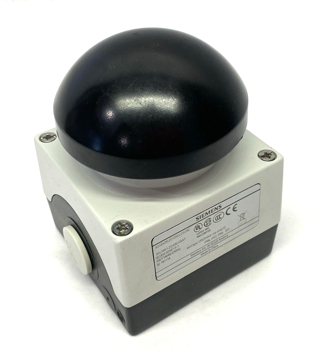 3SU1851-2GA00-2AA1 | Siemens Command Device Enclosure, Large Black Momentary - Used - Maverick Industrial Sales