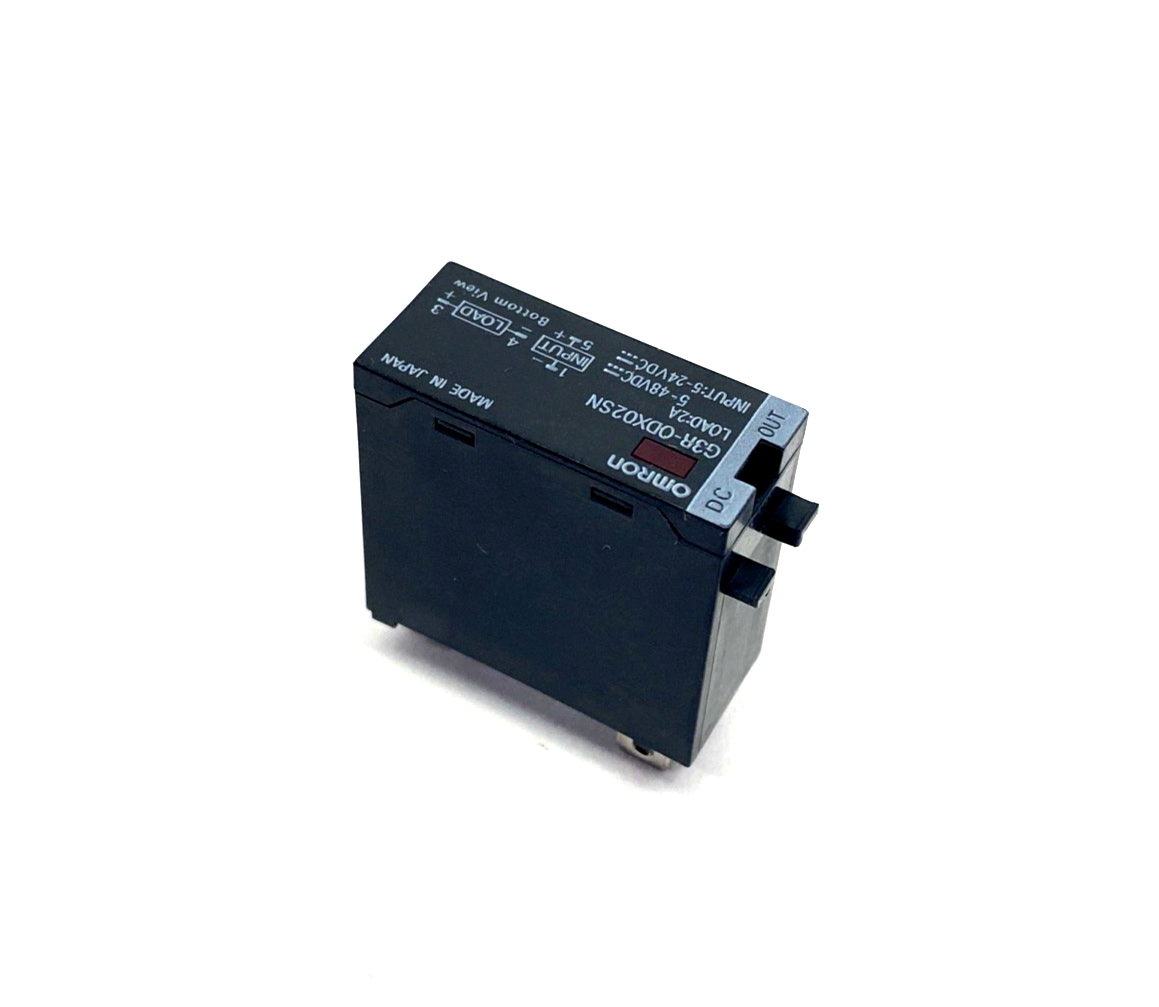 Omron G3R-ODX02SN DC5-24 DC Output Relay Module, 2A 5-48VDC Load, 5-24VDC Input - Maverick Industrial Sales