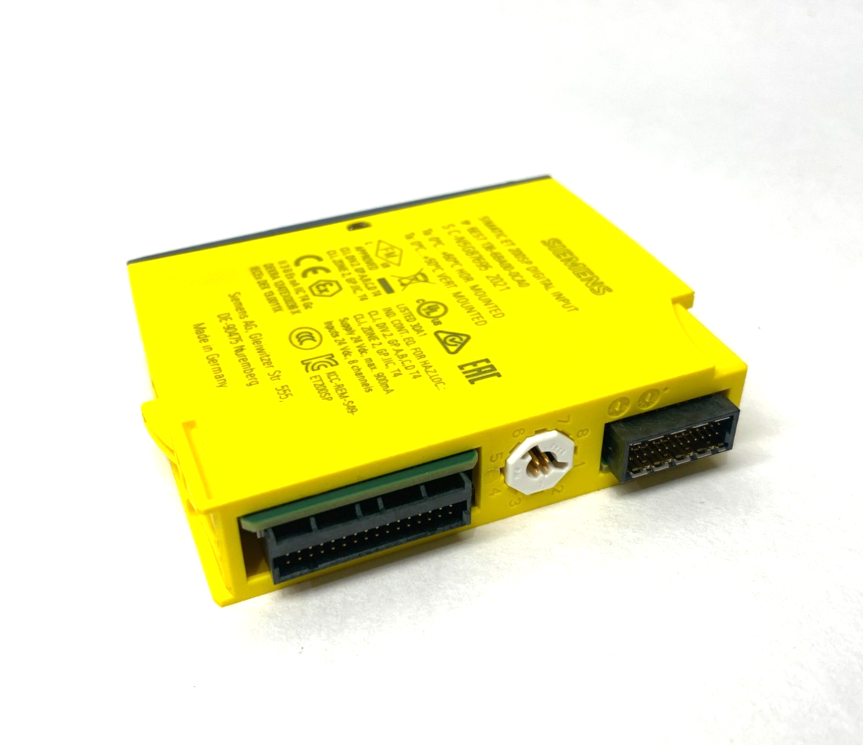 Siemens 6ES7 136-6BA00-0CA0 SIMATIC ET 200SP Digital Input Module SMALL CRACK - Maverick Industrial Sales