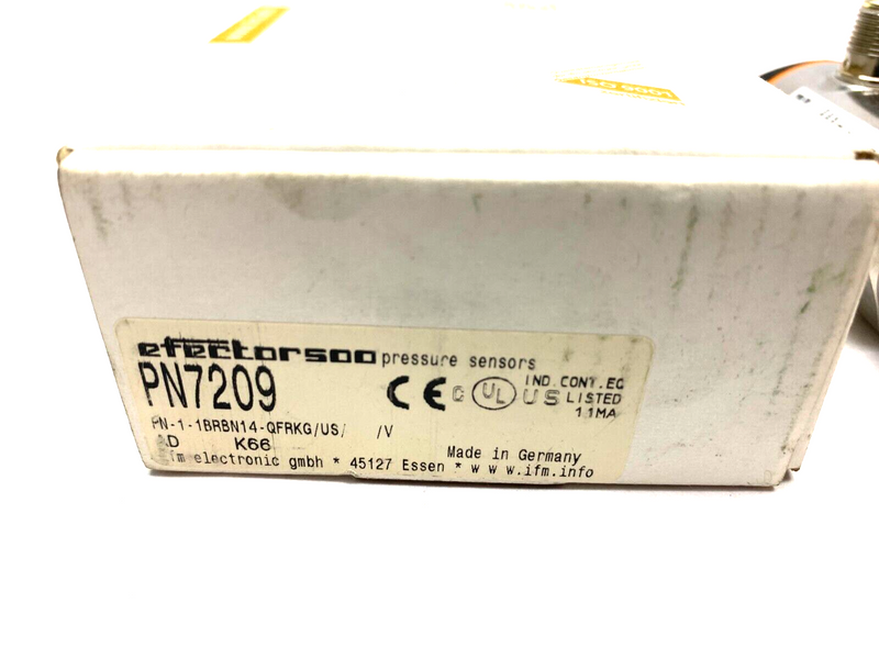 Ifm PN7209 Efector 500 Digital Pressure Sensor PN-1-1BRBN14-QFRKG/US/ /