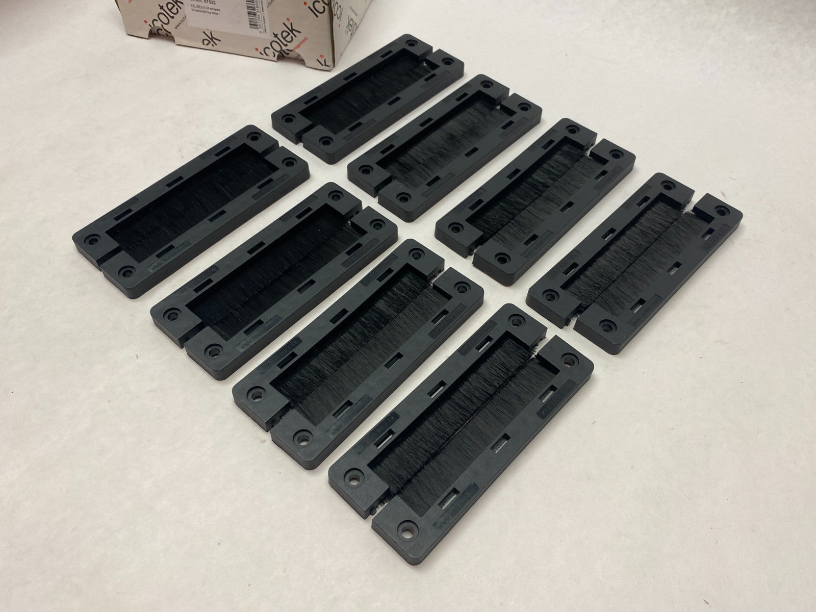 Icotek 51522 Split Cable-Pass Through Brush Plate KEL-BES-S BOX OF 8 - Maverick Industrial Sales