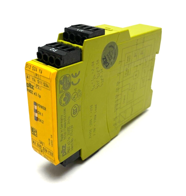 Pilz PNOZ e3.1p 24VDC 2n/o Standalone Safety Relay 2-Channel Auto-Start 774139 - Maverick Industrial Sales