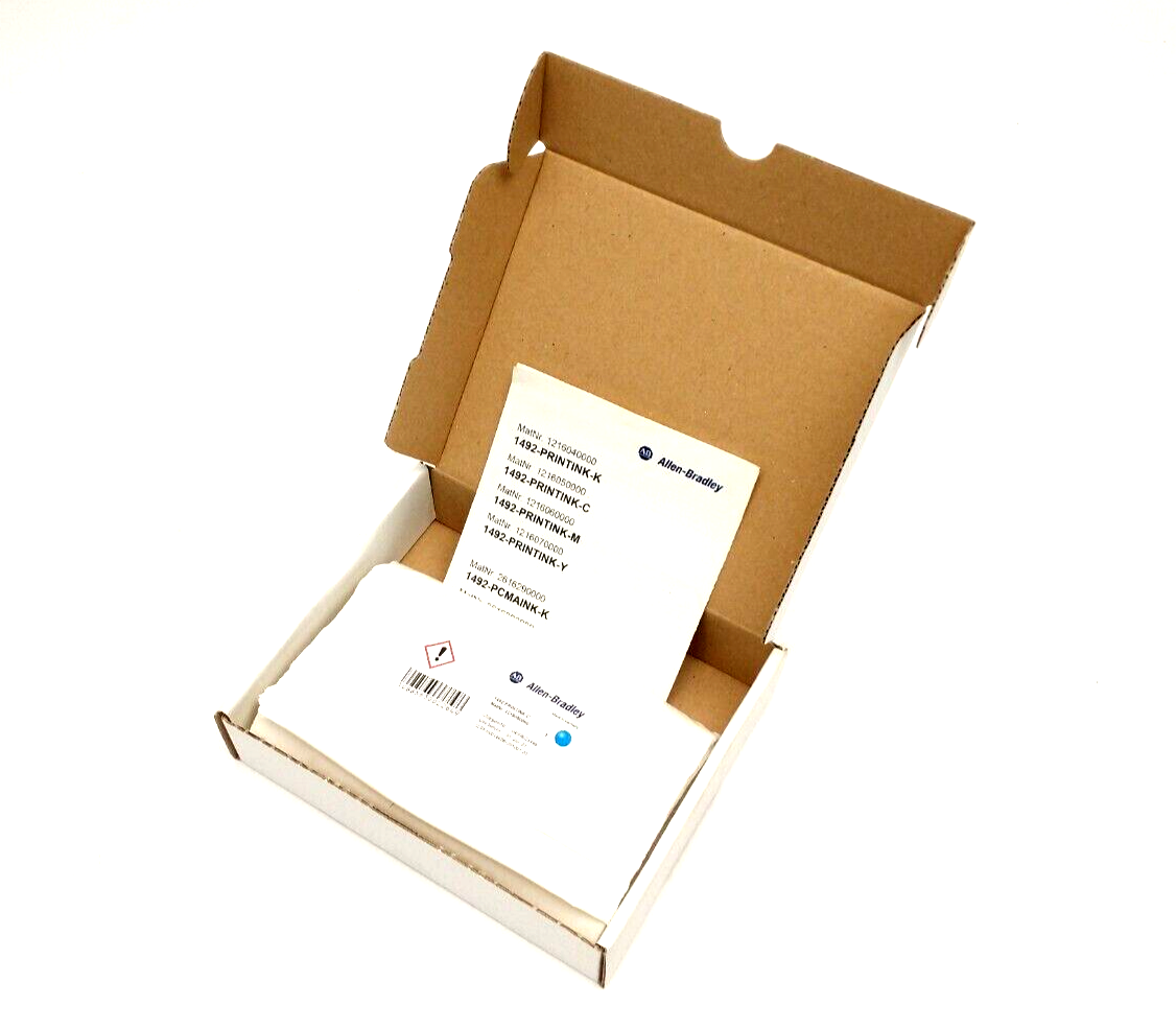 1492-PRINTINK-C | Allen Bradley Printer Ink Cartridge Cyan EXP 01. Jul. 21 - New – Open box - Maverick Industrial Sales