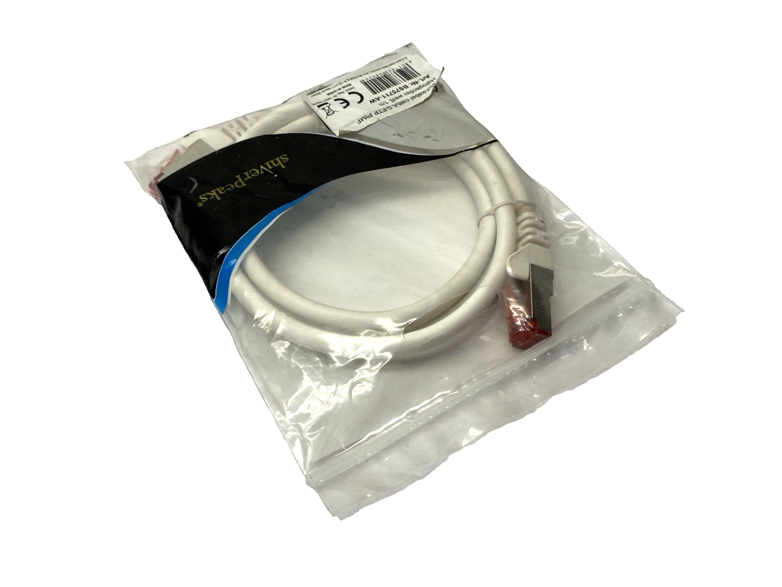 Shiver Peaks BS75711-AW Double Ended Ethernet Cable 1m - Maverick Industrial Sales