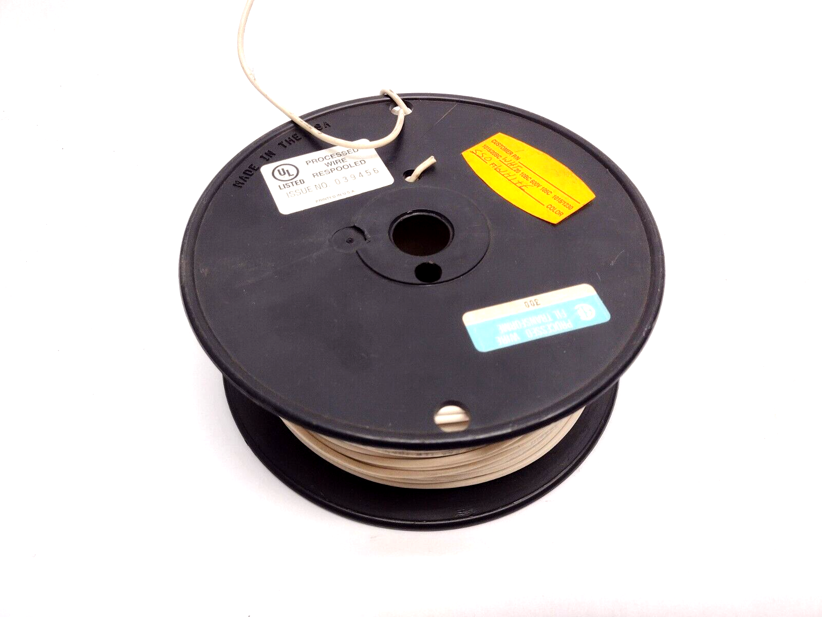 International Wire 20 AWG CU White 600V, 2.75 lb Spool - Maverick Industrial Sales