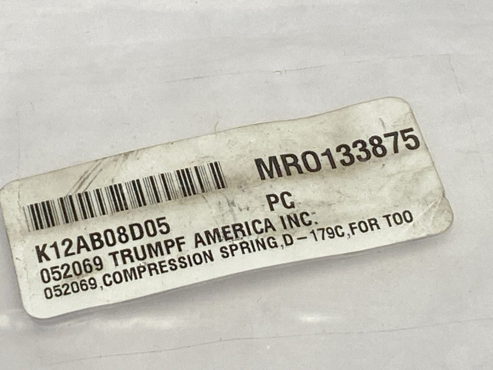 Trumpf 052069 Compression SPrings D-179C LOT OF 10 - Maverick Industrial Sales