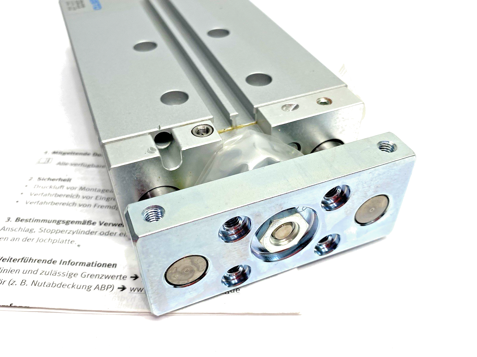 DFM-20-80-B-PPV-A-GF | Festo Guided Drive Cylinder 80mm Stroke 20mm Bore 8161416 - New – Open box - Maverick Industrial Sales