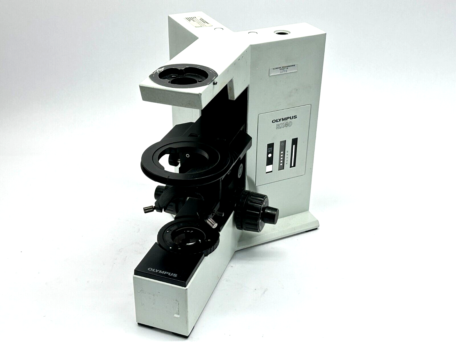 Olympus BX40 Microscope Body w/ Condenser Holder - Maverick Industrial Sales