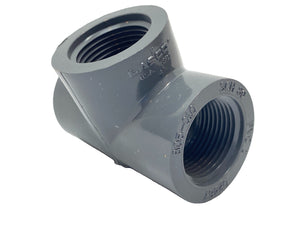 Lasco 805-010 Tee Fitting 1" FPT SCH80 PVC