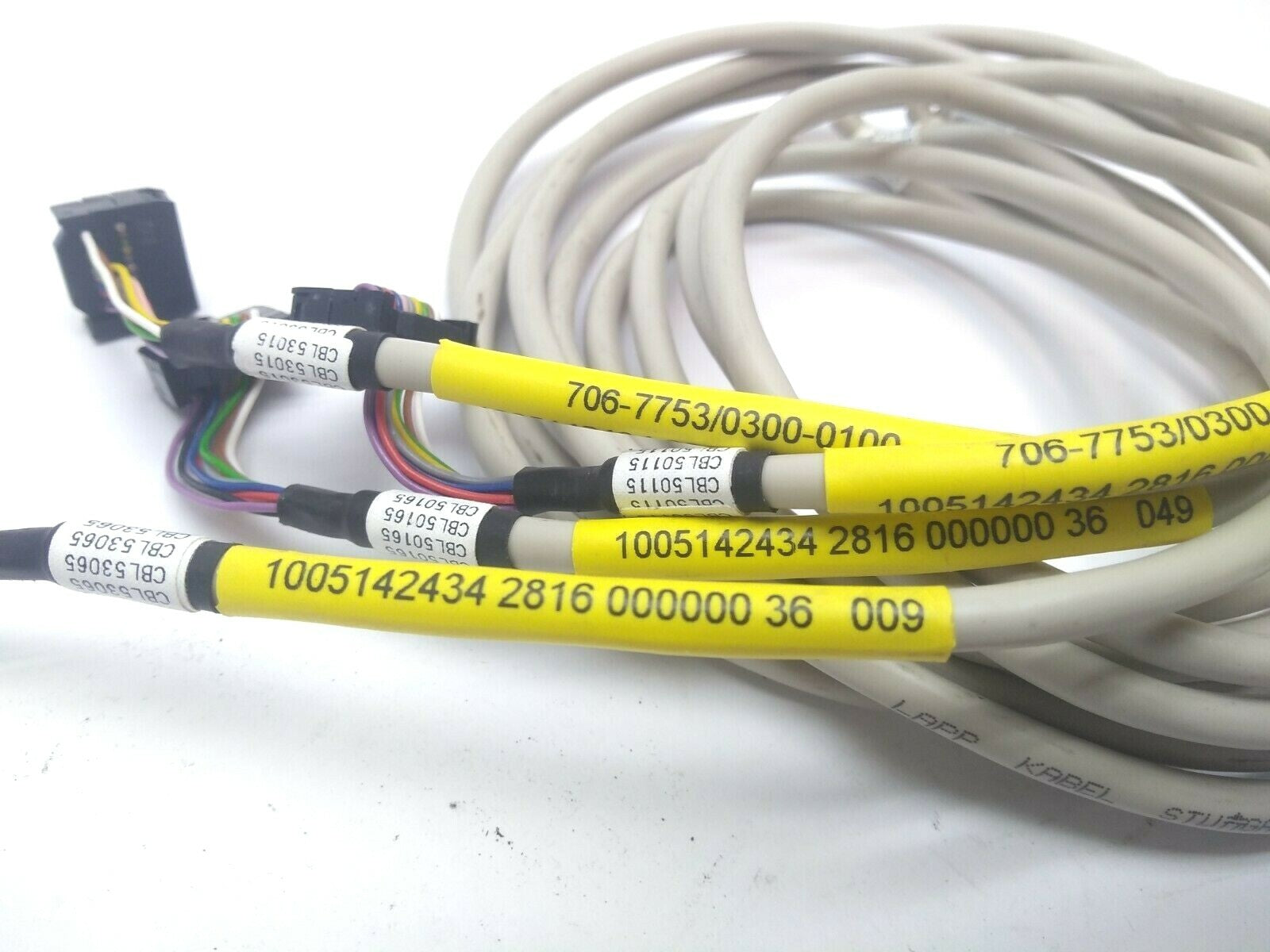 WAGO 706-7753/0300-0100 System Cable 36-38" In Length LOT OF 4 - Maverick Industrial Sales