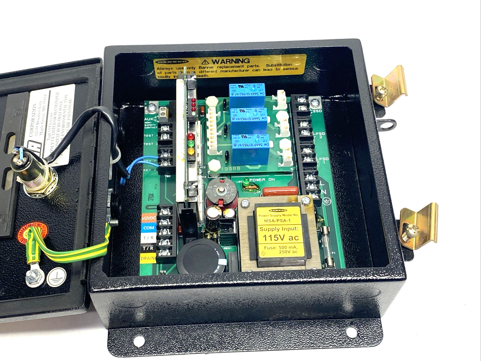 MSCA-1 | Banner MINI-SCREEN Control Box w/Key 37931 - Used - Maverick Industrial Sales