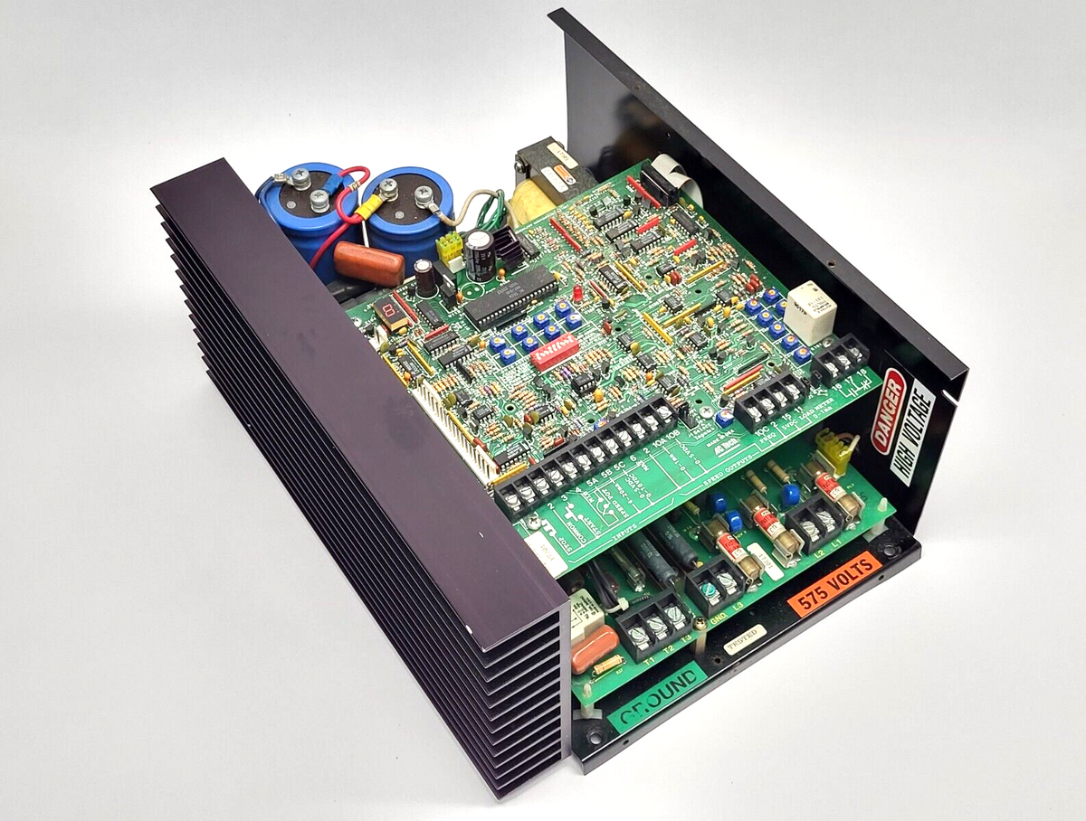 L15030A | Relcon Variable Speed AC Drive 575V 60Hz 3 Phase - For parts or not working - Maverick Industrial Sales