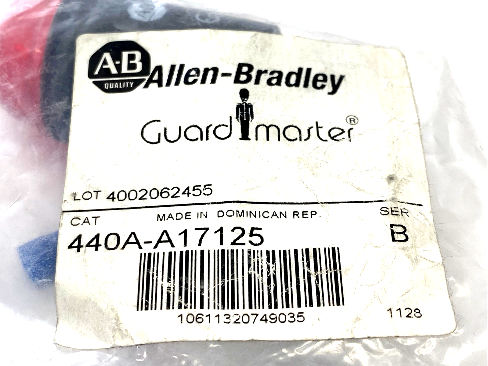 Allen Bradley 440A-A17125 Ser. B Pilot Light Indicator M20 Conduit, Red - Maverick Industrial Sales