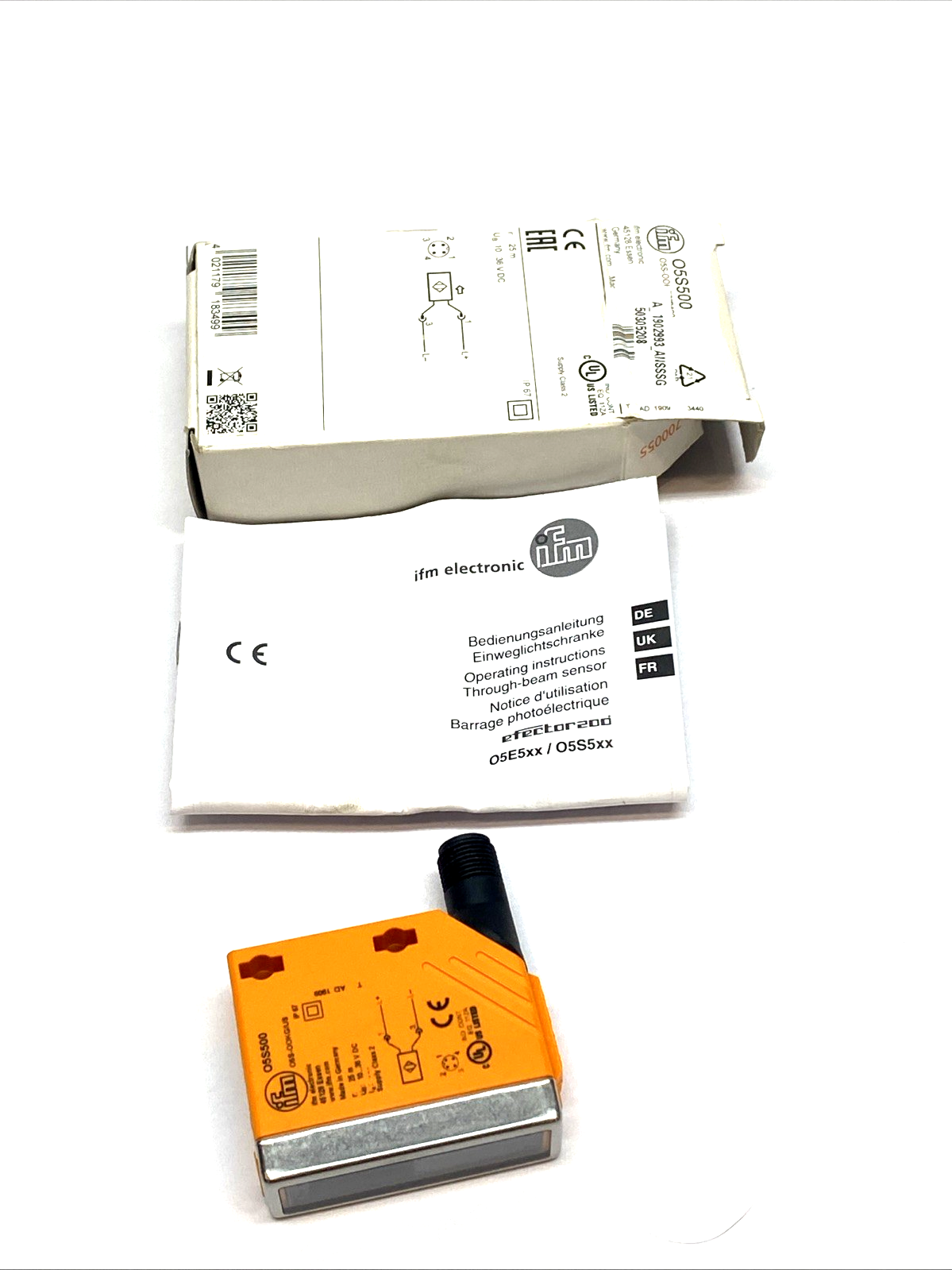 O5S-OOKG/US100 | ifm Through-Beam Photoelectric Sensor Transmitter M12 O5S500 - New – Open box - Maverick Industrial Sales
