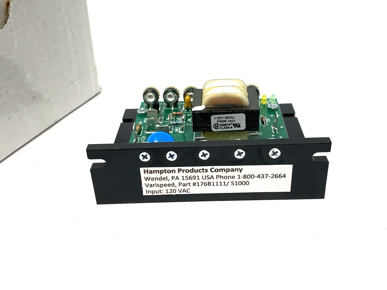Hampton Products 176B1111 Vari Speed® S1000 Series DC Motor Speed Control Unit - Maverick Industrial Sales