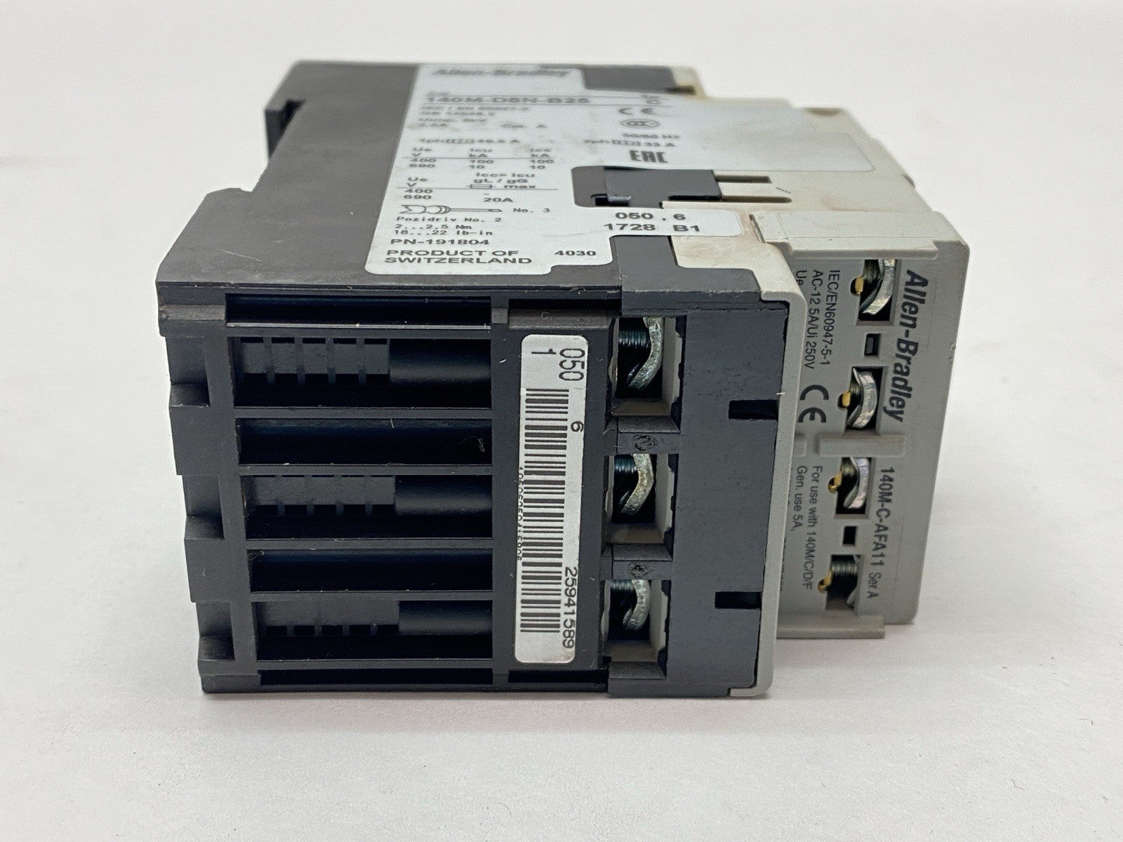 Allen Bradley 140M-D8N-B25 Ser C Motor Circuit Protector Circuit-Breaker 2.5A - Maverick Industrial Sales