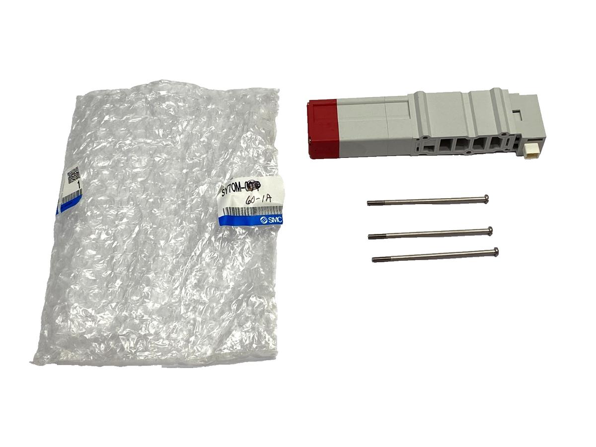 SY70M-60-1A | SMC Pneumatic Spacer Assembly, Double Check - New – Open box - Maverick Industrial Sales