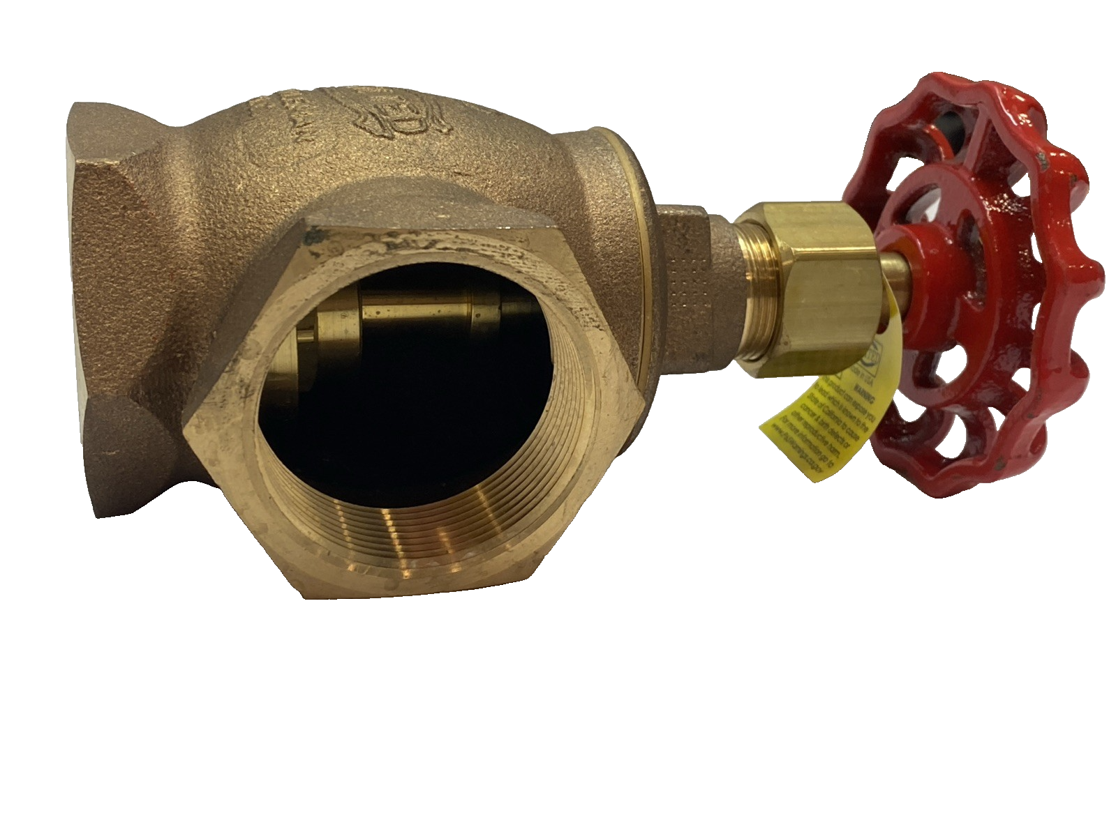 United Brass 126SUL 1-1/2" NPT Angle Valve 125 PSI, Heavy Duty Bronze Industrial - Maverick Industrial Sales