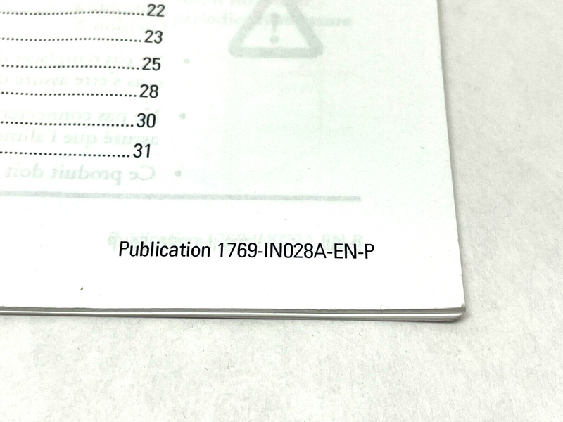 Allen Bradley 1769-IN028A-EN-P Installation Instruction Manual 1769-PA2 - Maverick Industrial Sales