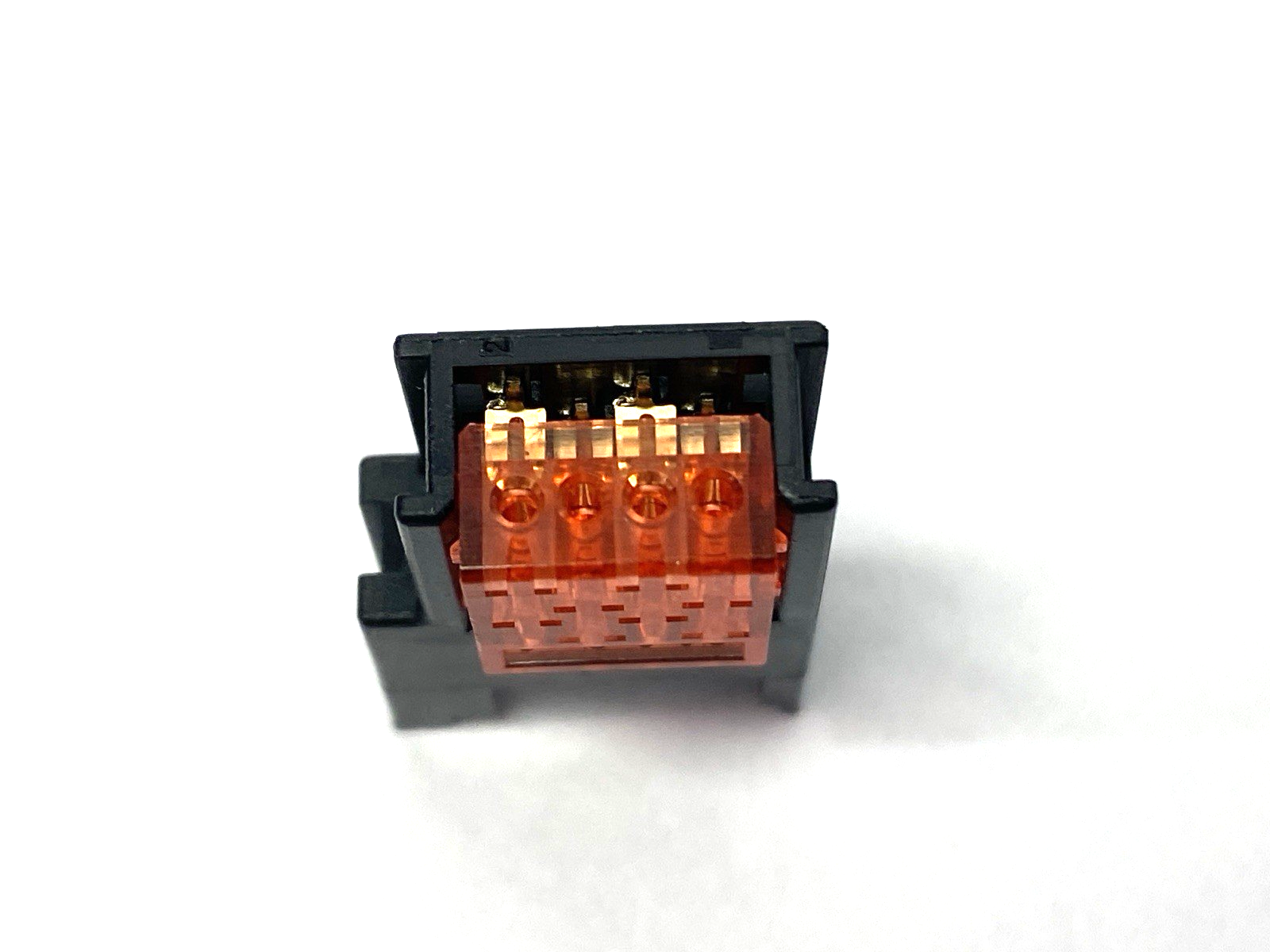 Autonics CNE-S04-RE Red Socket Sensor Connector 4-Pin AWG24-26 LOT OF 10 - Maverick Industrial Sales