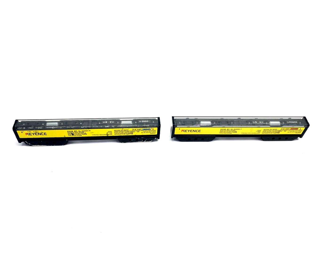 Keyence GL-S08SH Safety Light Curtain Set, 8 Beam Axes, GL-S08SH-T & GL-S08SH-R - Maverick Industrial Sales