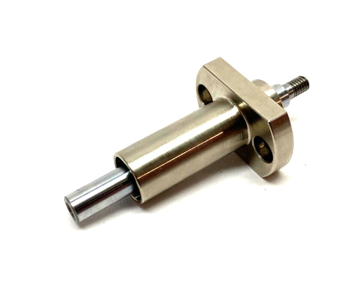 Pilot Flanged Linear Ball Bearing w/ 6mm Threaded Tip Rod, 12mm Overall Diameter - Maverick Industrial Sales